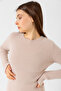 Women's Round Neck Plush Knitwear Sweater - 6