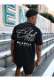 Unisex Large Size Club Blake Printed Cotton Oversize T-Shirt - 2