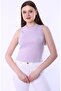 Women's Zero Sleeve Blouse, Ribbed Camisole Blouse Fabric - 3