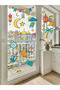 Ramadan Bear Decorations: 30-Piece Sticker Set for Wall and Glass Welcome Ramadan