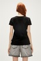 Frog T-shirt Black Printed Women's T-Shirt - 3