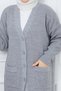 Women's Button Closure Pocket Knitwear Cardigan - 7