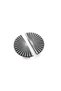 2-Piece Egesel Fan 64mm Antique Silver Drawer Handle Furniture Cabinet Handle