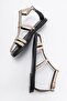 ODEIL Beige Genuine Leather Women's Sandals - 3