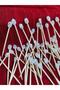 50 Pieces of Pearl Beaded Turkish Delight - Sofa, Promise, Engagement, Birthday, Party, Mevlüt and Chic Ornamental Toothpick - No:2
