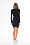 Women's Camisole Dress-Navy Blue - 3