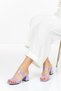 THICK HEEL TRANSPARENT THICK DOUBLE TAPE COMFORTABLE HOME-WORK-STREET SLIPPERS - 3