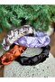 French model custom design trend luxury wide drawstring knit knotted women's crown satin crown black color - 4