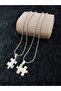 Double Puzzle Best Friends Necklace for a Friend - 2