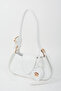 Baguette Wallet Design Artificial Leather Snap Closure Hand and Shoulder Bag