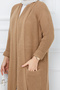 Women's Winter Loose Long Cardigan with Pockets - 6