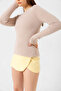 Women's Round Neck Plush Knitwear Sweater - 5