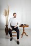 Interview Wraps Half Turtleneck Rayon White Knitwear Sweater - 6