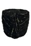 Moher Acrylic: Black Color Gold Small Sequin Balls 100 gr - 2