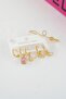 Women's Vip Series Special Design Baguette Zircon Stone 6-Piece Earring Set