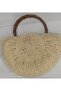 Knitted paper rope bag