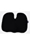 Black Orthopedic Viscoflex Sitting Cushion Ring Pillow - 2