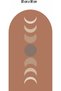 Boho Decorative Bohemian Shaped Wall Sticker - 3