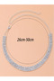 Women's 4 Rows Zircon Stone Waterway Evening Dress Choker Necklace - 3
