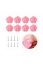 منظم مثبت متعدد الأغراض، مشبك تثبيت اللحاف، مشبك بأزرار، وردي وردي - 5