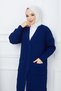 Women's Button Closure Pocket Knitwear Cardigan - 2
