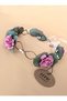 Floral Crown, Bridal Crown, Bridesmaid Crown, Maternity Crown, Henna Crown, Outdoor Shooting Crown, Collar Flower Set - 8