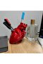 Heart Shaped Pen Holder Brush Holder Organizer Anatomical Heart Decorative Pen Holder Lover Gift - 3