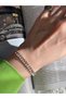 Inline Baguette Stone Steel Anti-Tarnish Bracelet - 3