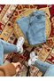Women's High Waist Blue Mom Jeans Lycra Jeans - 3