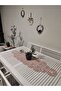 Damla Luxury Runner Living Room Coffee Table Tablecloth French Laced Dowry Holder Powder - 6