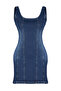 Mavi Dikiş Detaylı Fitted/Vücuda Oturan Mini Comfort/Esnek Denim Elbise TWOSS24EL00284 - 13