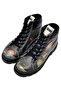 Women's Vegan Leather Black Boots - Save The Bird Design - 3