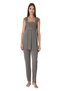 Smoked Lace Cotton Maternity Maternity Pajamas Set - Strappy - 3