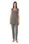 Smoked Lace Cotton Maternity Maternity Pajamas Set - Strappy - 2