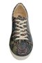 Men's Vegan Leather Multicolor Casual Sneakers - Ever Feel Like You're Being Watched Design - 5