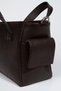 Leather Shoulder Bag Women, Genuine LeatherSpecial Production Bag with Side Pockets - 7