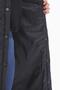 Women's Large Size Ribbed Black Puffer Quilted Jacket 1036 - 5