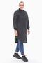 Women's Large Size Ribbed Black Puffer Quilted Jacket 1036 - 2
