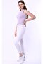 Women's Zero Sleeve Blouse, Ribbed Camisole Blouse Fabric - 2