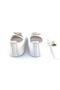 Special Series White Daisy Needle Embroidered White, Elastic Ballet Shoes, Baby Girl's Shoes and Bandana - 5