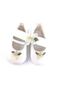 Special Series White Daisy Needle Embroidered White, Elastic Ballet Shoes, Baby Girl's Shoes and Bandana