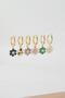 Women's Vip Series Special Design Baguette Zircon Stone 6-Piece Earring Set - 2