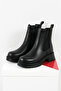 Genuine Leather Rubber Sole Women's Chelsea Boots - 4