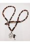 108 Mala Necklace Glass Bead Meditation Chinese Lucky Coin