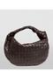 Women's Light Brown Knit Detailed Mini Jordie Handbag - 2