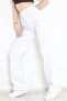 Morcelo 90's Snow Wash Blue Lycra Super High Waist Loose Jeans Palazzo Trousers - 3