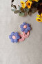 Papatya Snap Clip Lilac Pink Hair Accessory Knitted Hair Clip / Baby Hair Clip - Girls' Hair Clip - 2