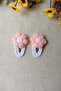 Girl's Snap Hair Clip Hair Accessory Salmon White Daisy Mesh / Baby Hair Clip - Girl's Hair Clip