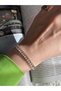 Inline Baguette Stone Steel Anti-Tarnish Bracelet - 5