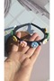 Colorful Daisy Figured Collet Model Hair Twister Crown - 4